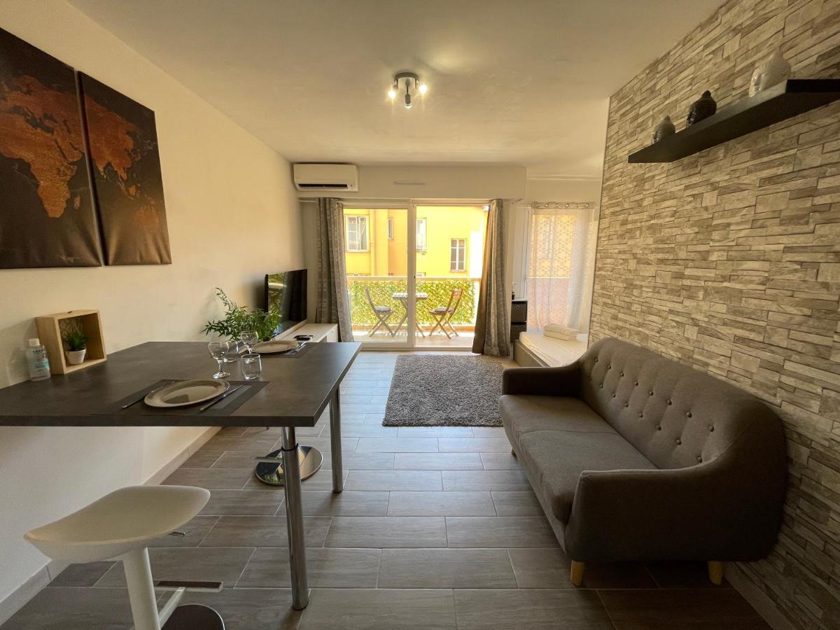 Centre De Beausoleil, Climatise, Wifi, Terrasse. Apartman Kültér fotó